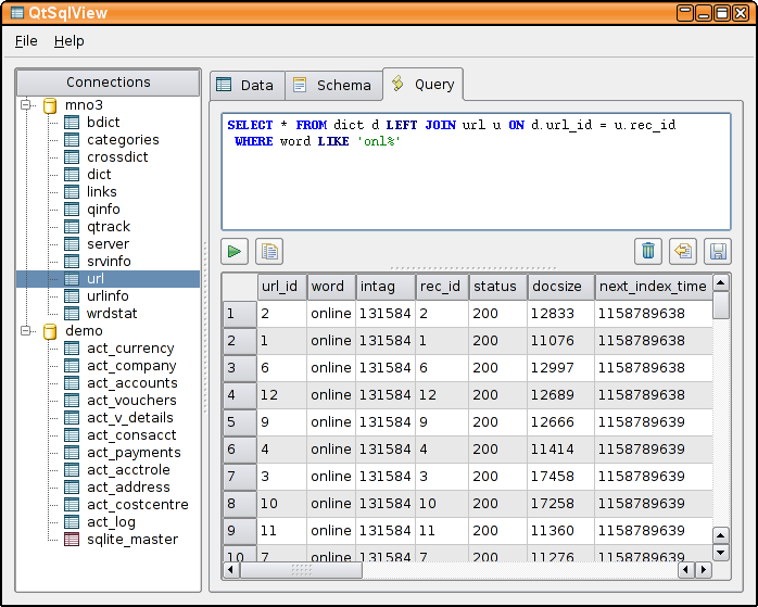 mysql connect p based free  Viewer  QtSqlView SQL Database Problem  Qt