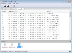 Binary files can be imported via drag-and-drop.