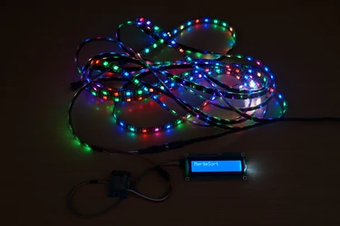 BlinkenSort with ESP8266 and SK6812 LEDs